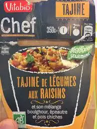 Vitabio Chef Plat Cuisiné Boulgour Tajine Cup/350g à Narbonne