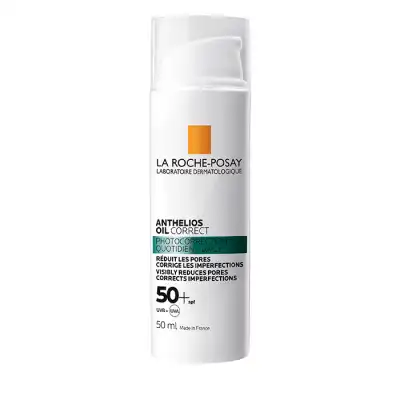 La Roche Posay Anthelios Oil Correct Soin Solaire Quotidien Photocorrection Spf50 Tube/50ml à Sartrouville