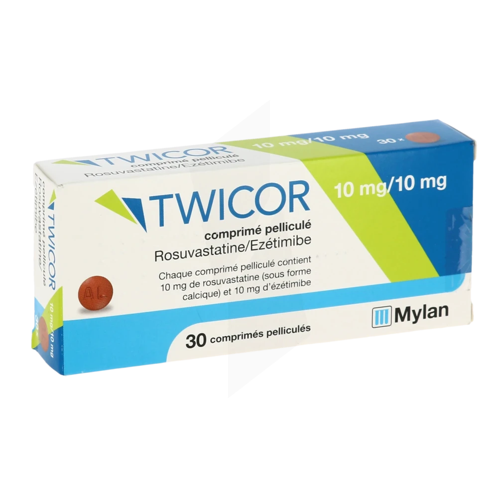 Twicor 10 Mg/10 Mg, Comprimé Pelliculé