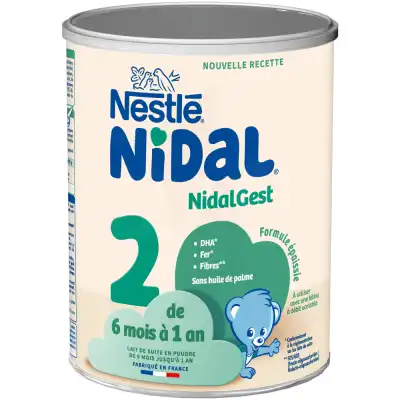 Nestlé Nidal Nidalgest 2 Lait En Poudre B/800g à Bourges