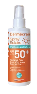 Dermécran® Spray Solaire Très Haute Protection Spf 50+ Spray 200ml