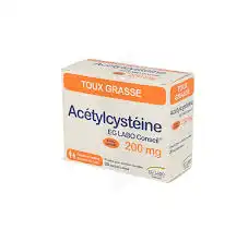 Acetylcysteine Eg 200 Mg, Poudre Pour Solution Buvable En Sachet-dose à CHALON SUR SAÔNE 