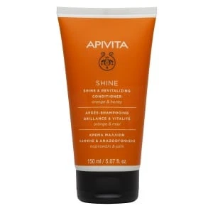 Apivita - Holistic Hair Care Après-shampoing Brillance & Vitalité Pour Tous Types De Cheveux Avec Orange & Miel 150ml