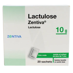 Lactulose Zentiva 10 G, Solution Buvable En Sachet-dose