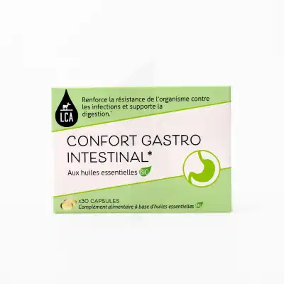 Lca Confort Gastro-intestinal Capsules Aux Huiles Essentielles Bio B/30 à CAHORS