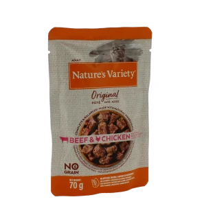 Nature's Variety Original Chat Adulte Bœuf / Poulet - 70 G