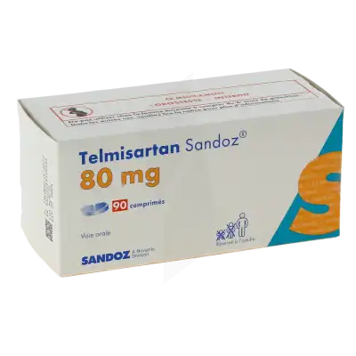 TELMISARTAN SANDOZ 80 mg, comprimé
