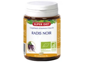 Superdiet Radis Noir Bio 360mg Comprimés B/80
