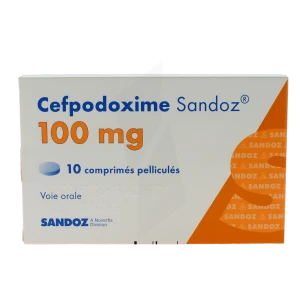 Cefpodoxime Sandoz 100 Mg Cpr Pell Plq/10