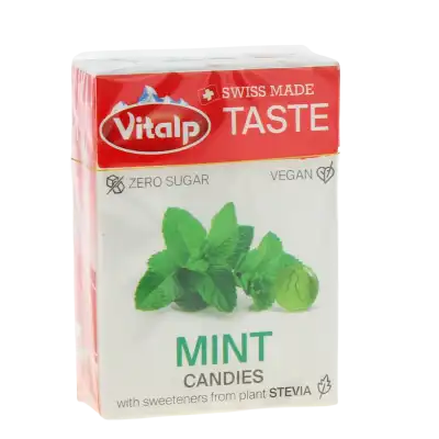 Vitalp Bonbons Sans Sucre Menthe 25 G à PARIS
