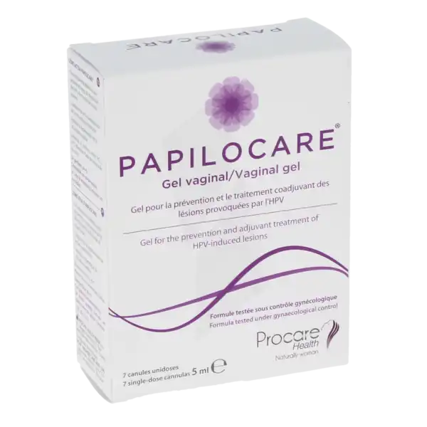 Papilocare Gel Vaginal Réépithélisant 7 Canules/5ml