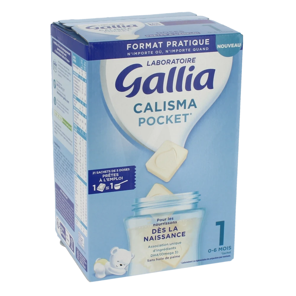 Gallia Calisma Pocket 1 Lait Pdre 21sachets/22,8g