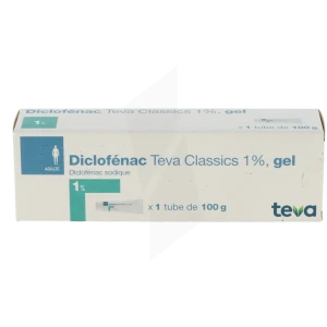 Diclofenac Teva Classics 1 %, Gel