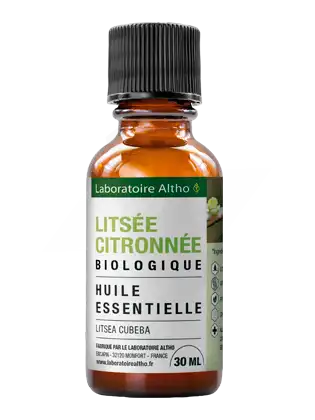 Laboratoire Altho Huile Essentielle Litsée Citronnée (verveine Exotique) Bio 30ml