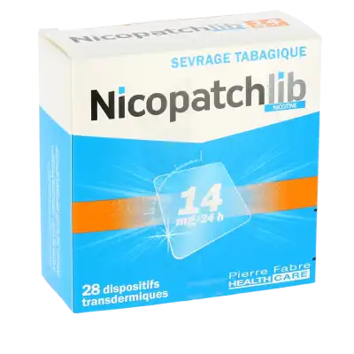 NICOPATCHLIB 14 mg/24 heures, dispositif transdermique