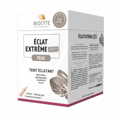 Biocyte Eclat Extrême Shot Solution buvable 12 Fioles