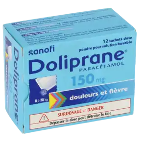 Doliprane 150 Mg, Poudre Pour Solution Buvable En Sachet-dose à Dreux