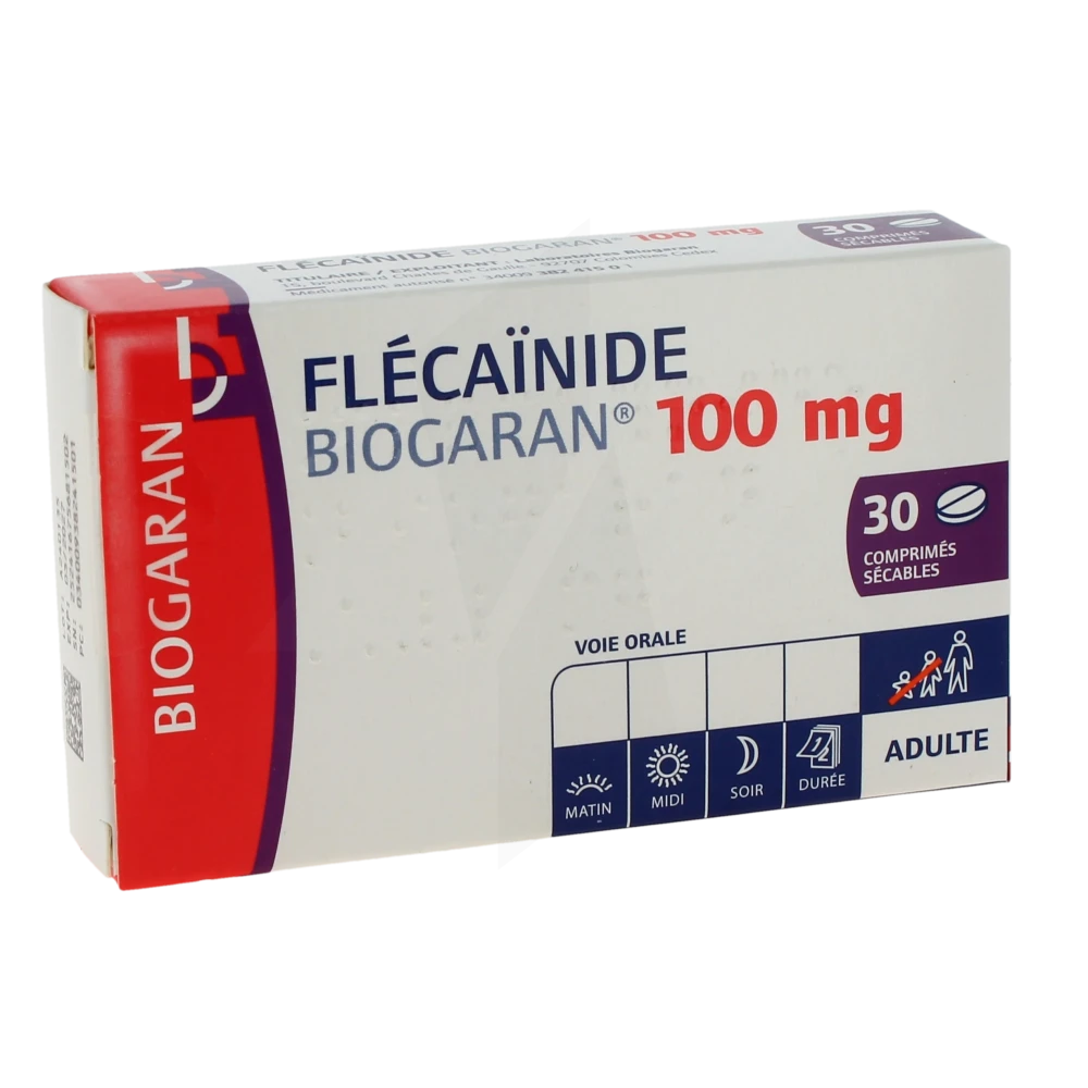 Flecainide Biogaran 100 Mg, Comprimé Sécable