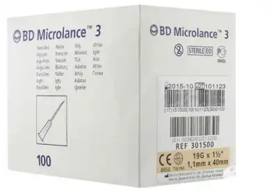 Bd Microlance 3, G19 1 1/2, 1,1 Mm X 40 Mm, Crème à ANDERNOS-LES-BAINS