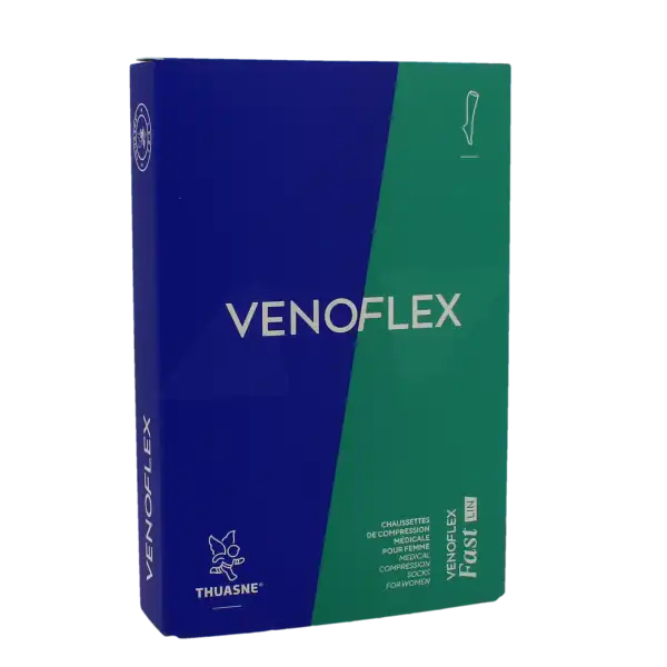 Venoflex Fast 2 Chaussette Lin Femme Naturel Taille 4n