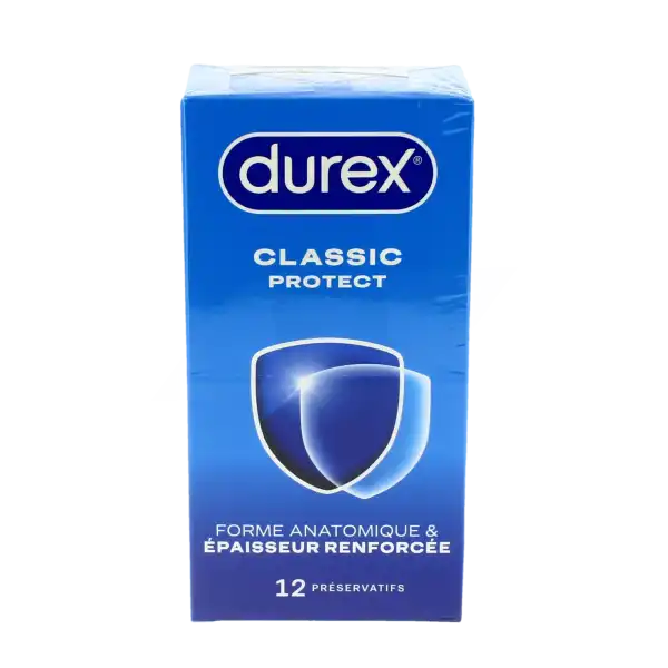 Durex Classic Protect Préservatif Avec Réservoir B/12