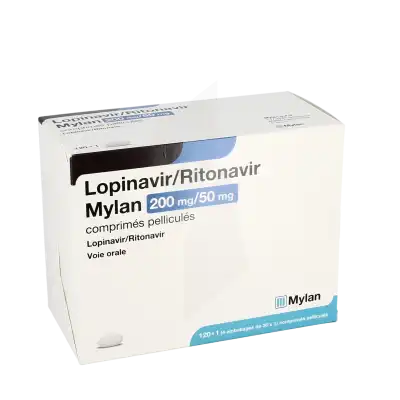 Lopinavir/ritonavir Mylan 200 Mg/50 Mg, Comprimé Pelliculé à LIEUSAINT