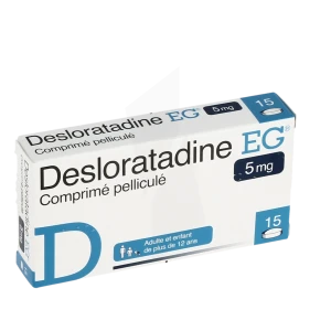 Desloratadine Eg 5 Mg, Comprimé Pelliculé