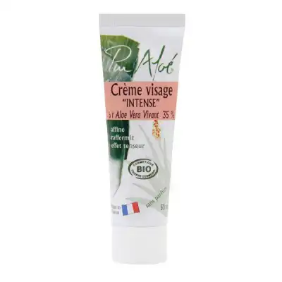 Puraloe Crème Visage Intense Bio à L'aloé Vera 35% T/50ml à MONTPEZAT-SOUS-BAUZON