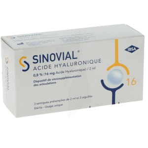 Sinovial Solution Injectable 3 Seringues/2ml + Aiguille