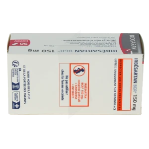 Irbesartan Bgr 150 Mg, Comprimé Pelliculé