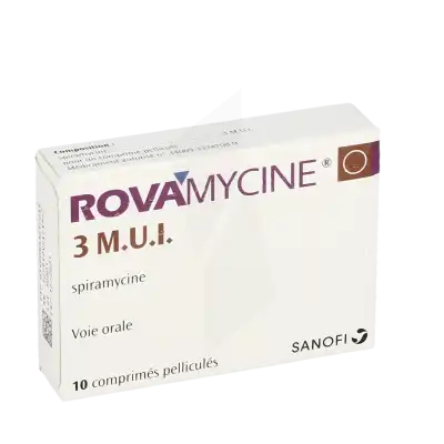 Rovamycine 3 Millions Ui, Comprimé Pelliculé à ROMORANTIN-LANTHENAY