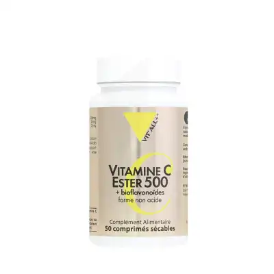 Vitall+ Vitamine C Ester 500mg Comprimés B/50 à SAINT-RAPHAËL