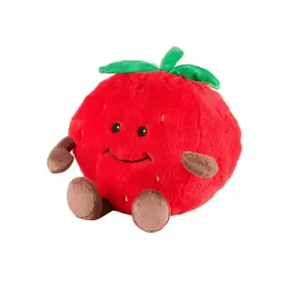 Warmies Peluche Bouillotte Fraise Rouge à BIGANOS