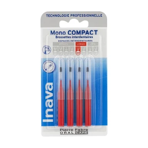 Inava Brossettes Mono Compact Rouge 1,5mm Iso4 B/4