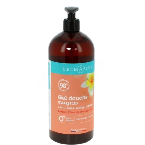 Dermasens Gel Douche Surgras 3 En 1 Fleur De Frangipanier Fl Pompe/1l