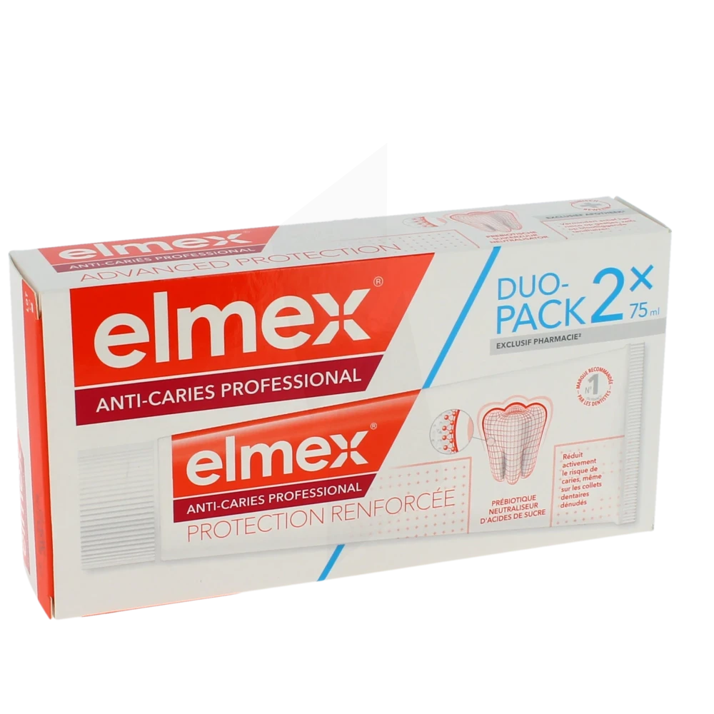 Elmex Dentifrice Anti-caries Professional Protection Renforcée 2t/75ml