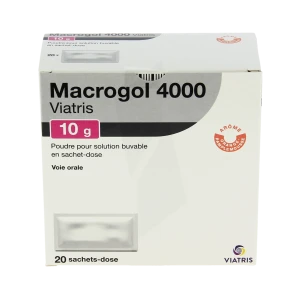 Macrogol 4000 Viatris 10 G, Poudre Pour Solution Buvable En Sachet-dose