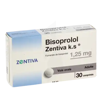 Bisoprolol Zentiva K.s 1,25 Mg, Comprimé à CUERS