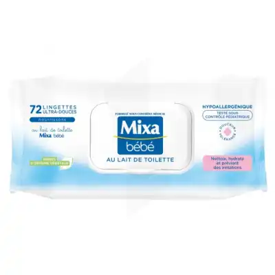 Mixa Bebe Lingettes Ultra-douces Au Lait De Toilette à LIEUSAINT