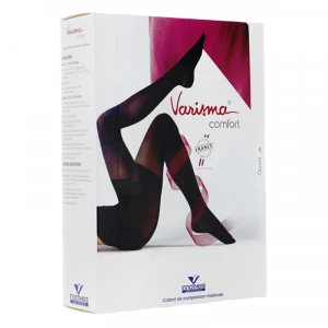 Varisma® Comfort Classe Ii Collant Ceint. Réglable Noir Taille 3 Court Pied Fermé