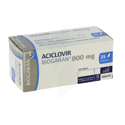 Aciclovir Biogaran 800 Mg, Comprimé à STRASBOURG