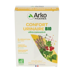 Arkofluide Bio Ultraextract Solution Buvable Confort Urinaire 20 Ampoules/10ml