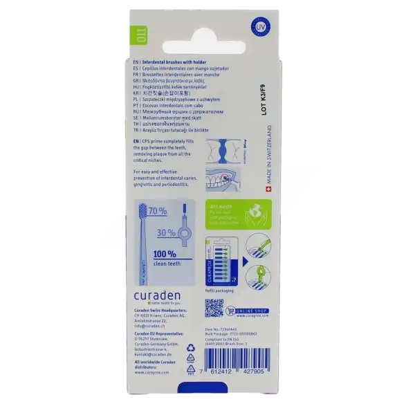 Curaprox Cps 11 Prime Start Brossette Inter-dentaire Vert B/5