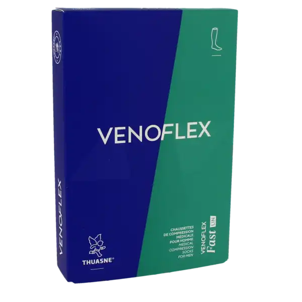 Venoflex Fast 2 Chaussette Lin Homme Noir Taille 3n