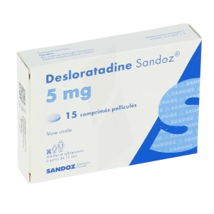 Desloratadine Sandoz 5 Mg, Comprimé Pelliculé