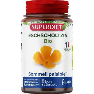 Superdiet Eschscholtzia Bio Gélules B/40 à Saint-Sébastien-sur-Loire