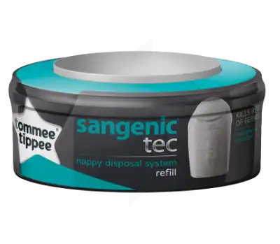 Tommee Tippee Sangenic Tec Poubelle recharge Vert opaque B/1