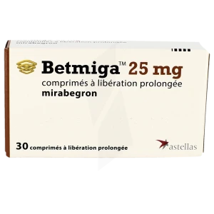 Betmiga 25 Mg, Comprimé à Libération Prolongée