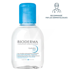 Bioderma Hydrabio H2o Eau Micellaire Nettoyante Hydratante Format Voyage 100ml