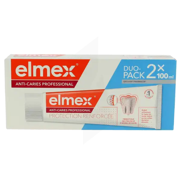 Elmex Dentifrice Anti-caries Professional Protection Renforcée 2t/100ml